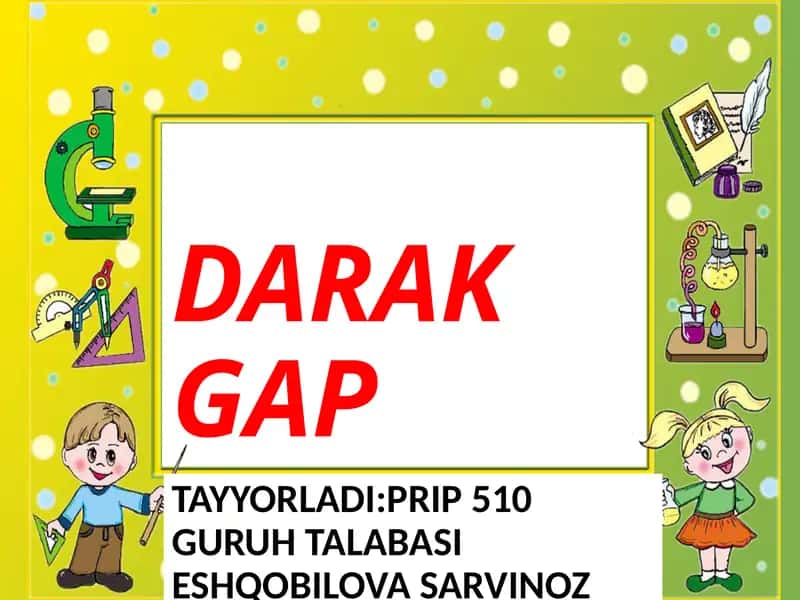DARAK GAP 1