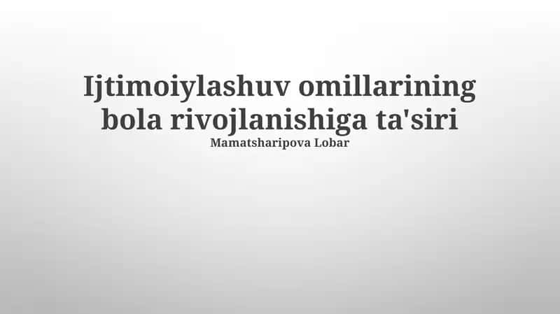 Ommaviy axborot vositalarining ta'siri 1