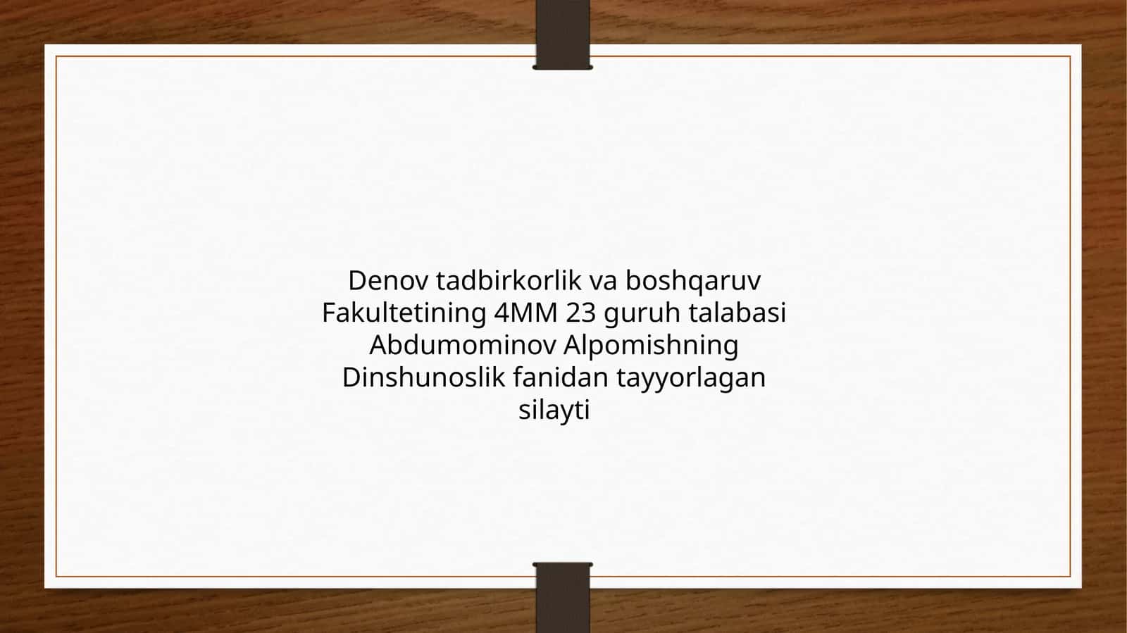 O’ZBEKISTONDA KONFESSIYALARARO DINIY BAG’RIKENGLIK NING TARIXIY TAJRIBASI 1