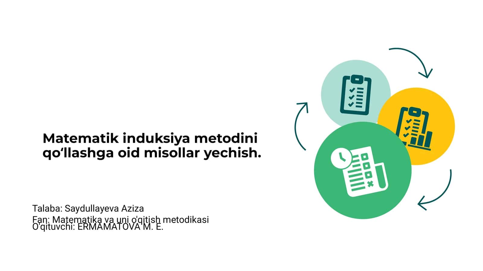 Matematik induksiya metodi 1