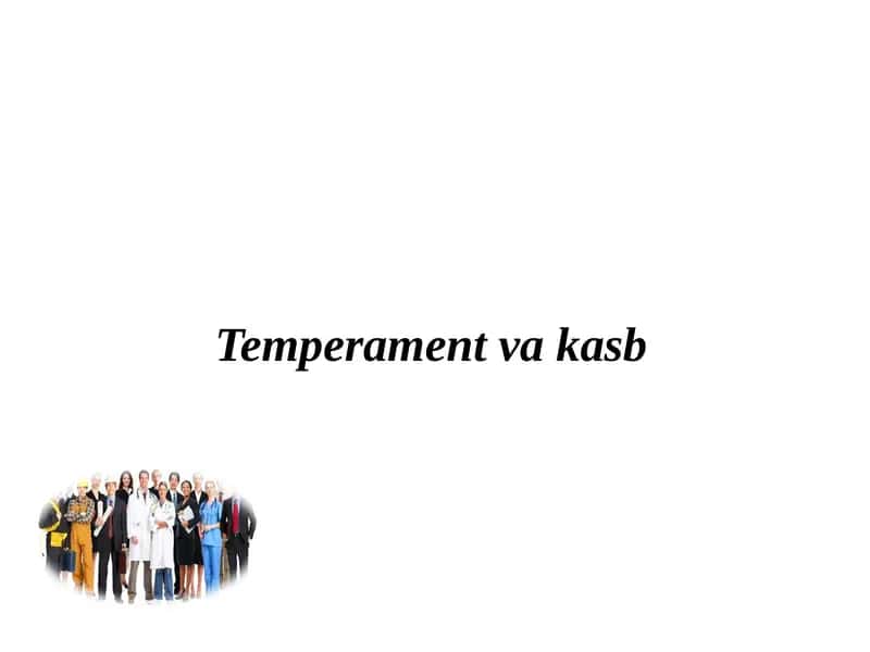 Temperament vakasb 1
