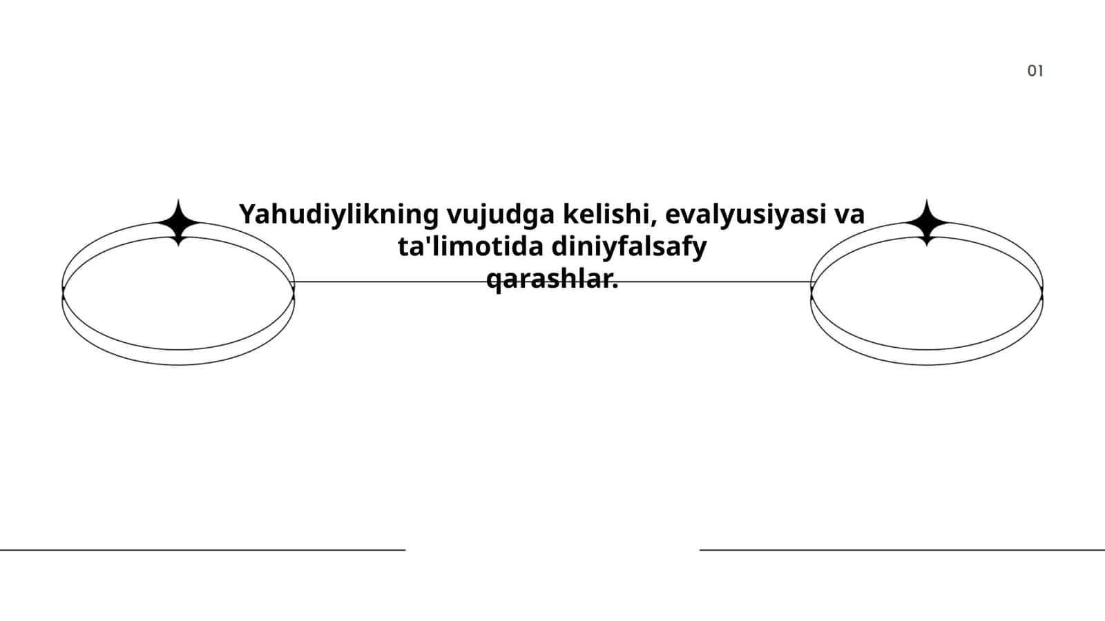 Yahudiylikning vujudga kelishi, evalyusiyasi va ta'limotida diniyfalsafy qarashlar 1