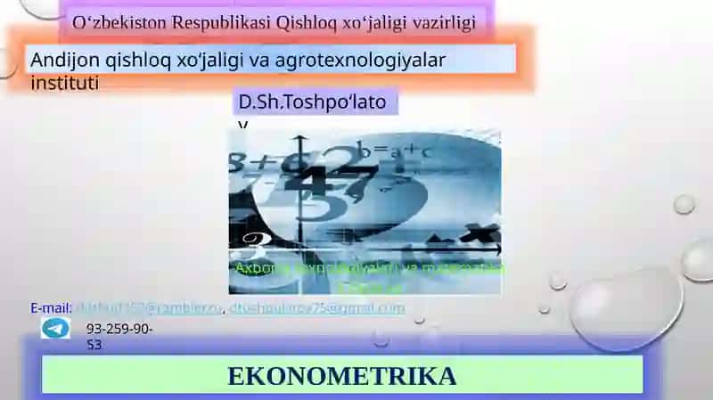 EKONOMETRIKA