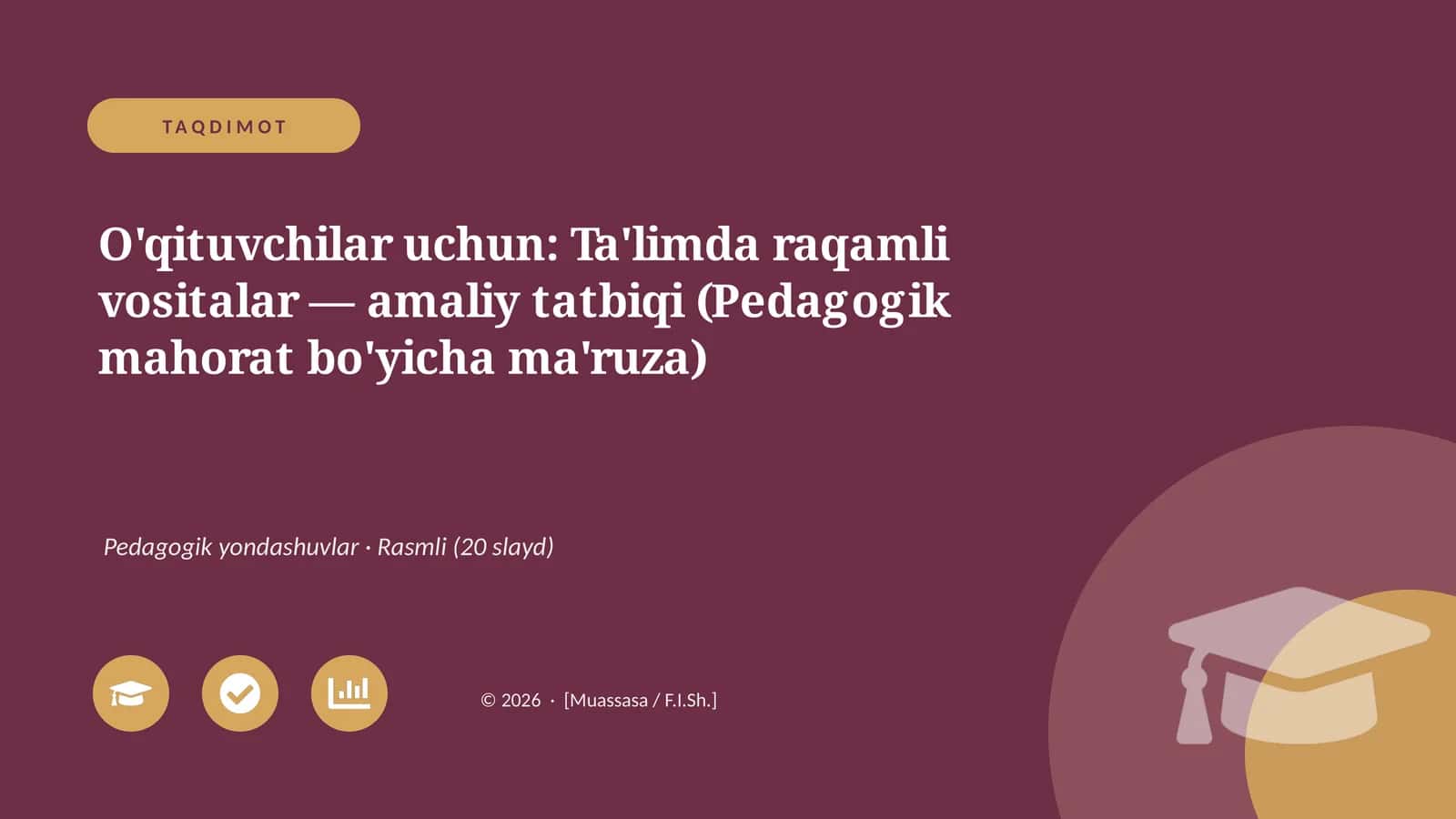 Ta'limda Raqamli Vositalar 1