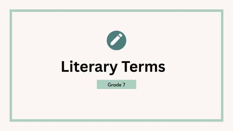 Literary Terms 1