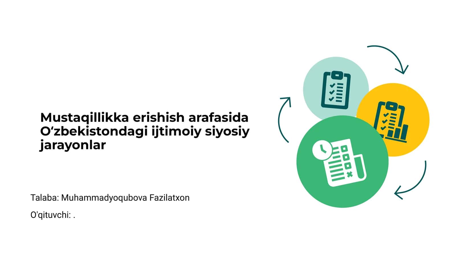 Mustaqillikka erishish arafasida Oʻzbekistondagi ijtimoiy siyosiy jarayonlar 1