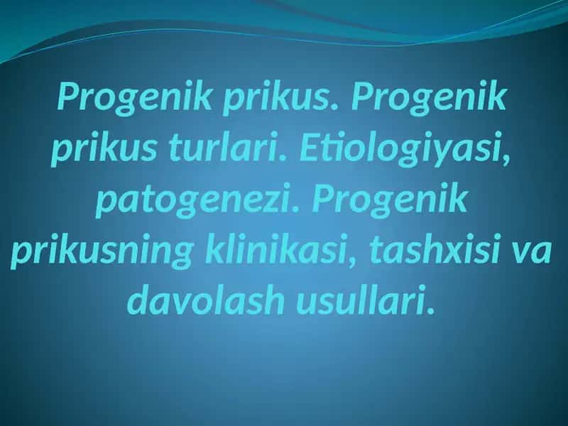 Progenik prikus 1
