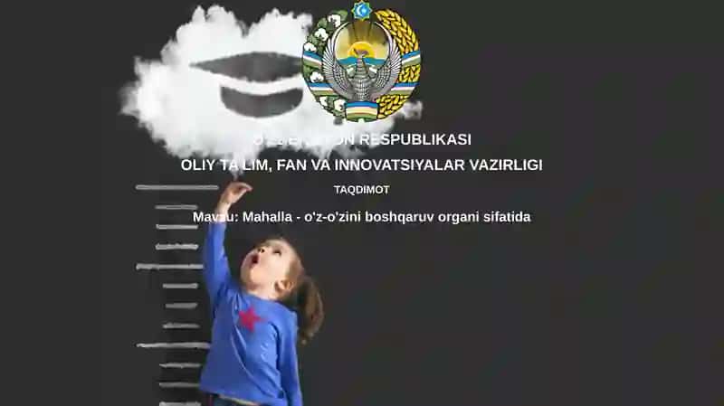 Mahalla - o'z-o'zini boshqaruv organisi sifatida