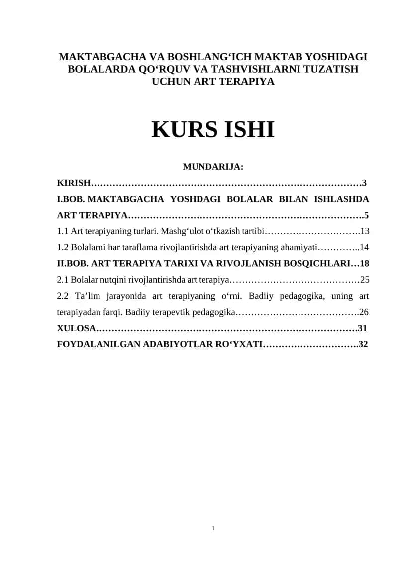 Art Therapy Kurs Ishi 1