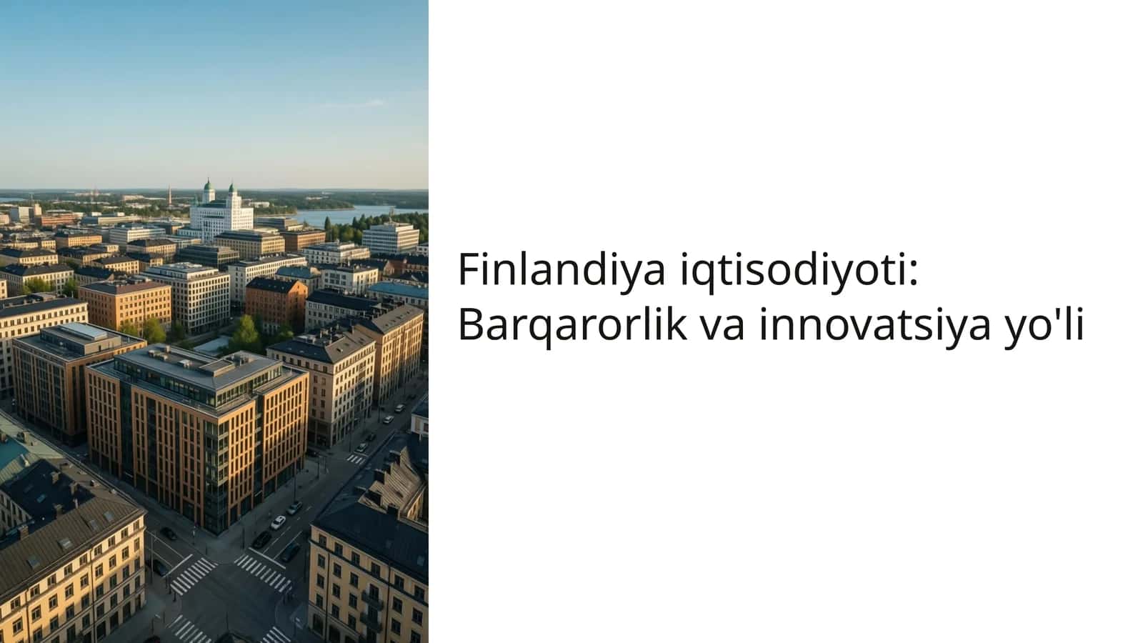 Finlandiya iqtisodiyoti: Barqarorlik va innovatsiya yo'li 1