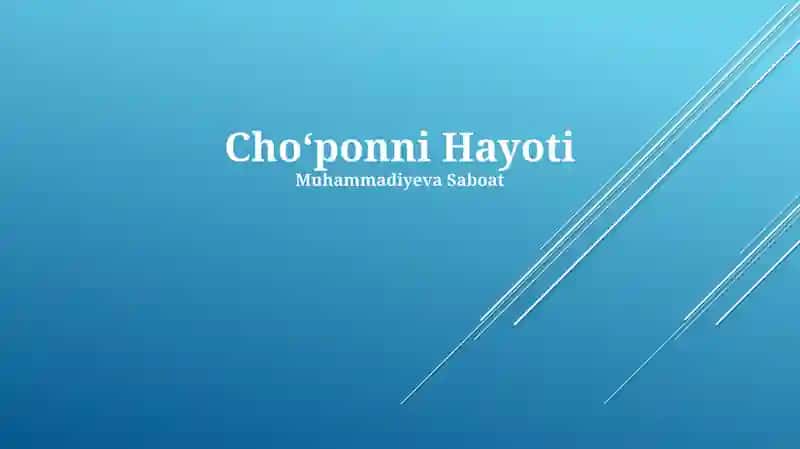 Choʻponni Hayoti