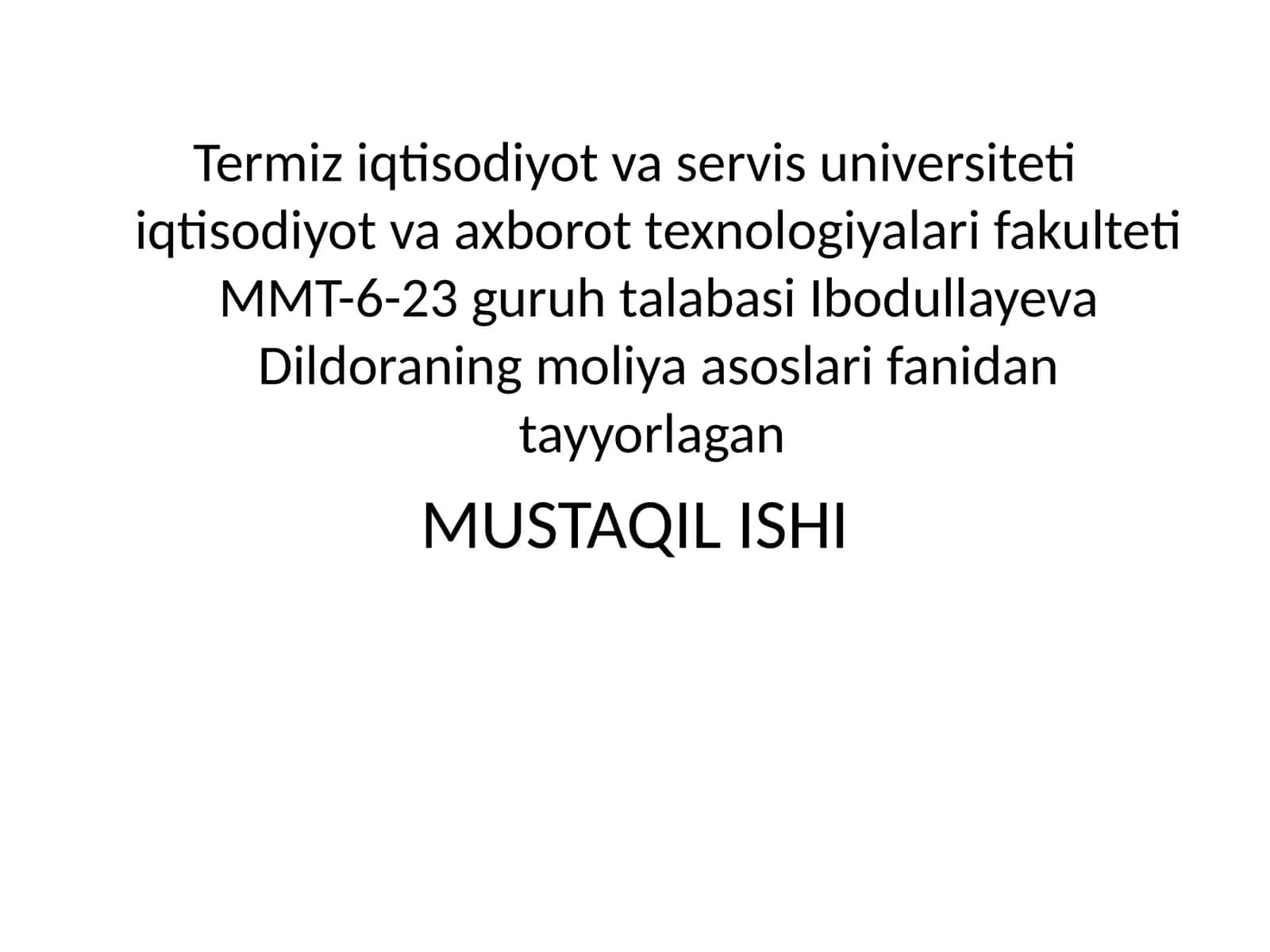 Moliyaviy rejalashtirishning funksiyalari va o'ziga xos xususiyatlari 1