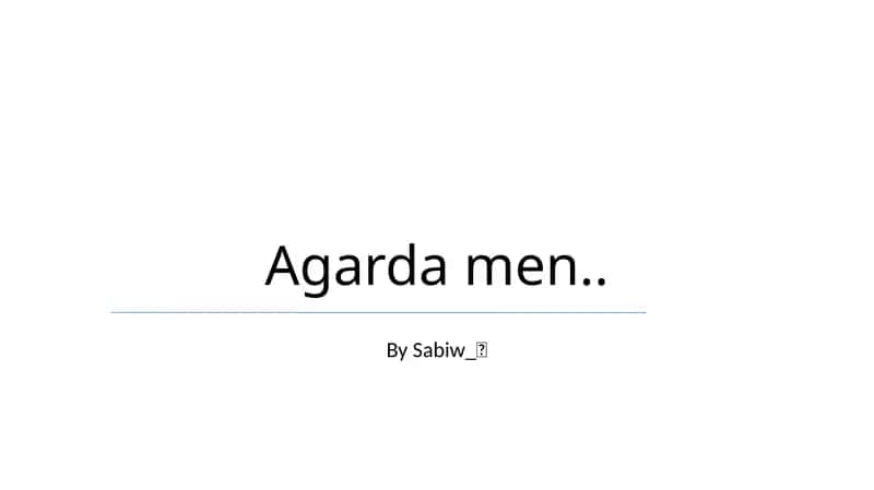 Agarda Men 1