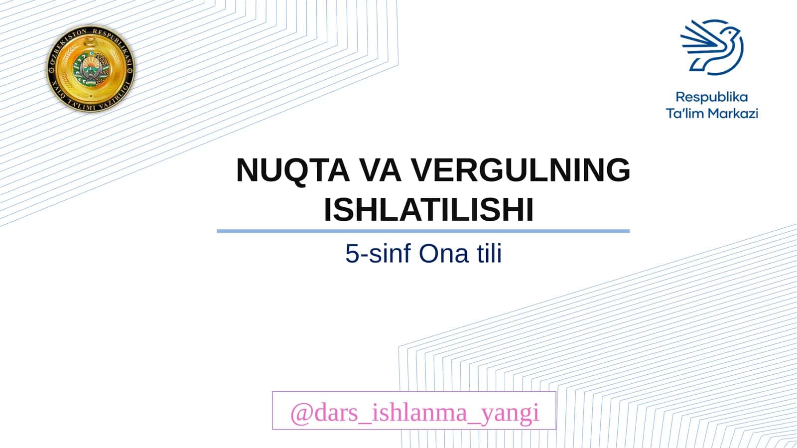 5-sinf Ona til 1