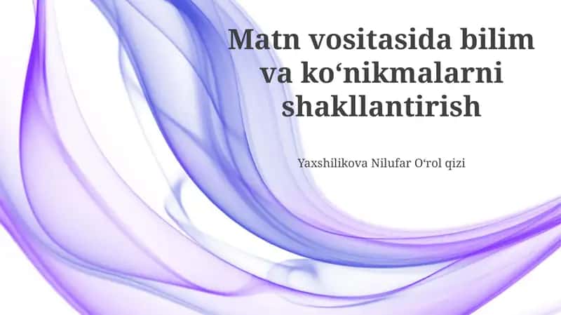 Xotira va Ma’lumotlarni Saqlash 1