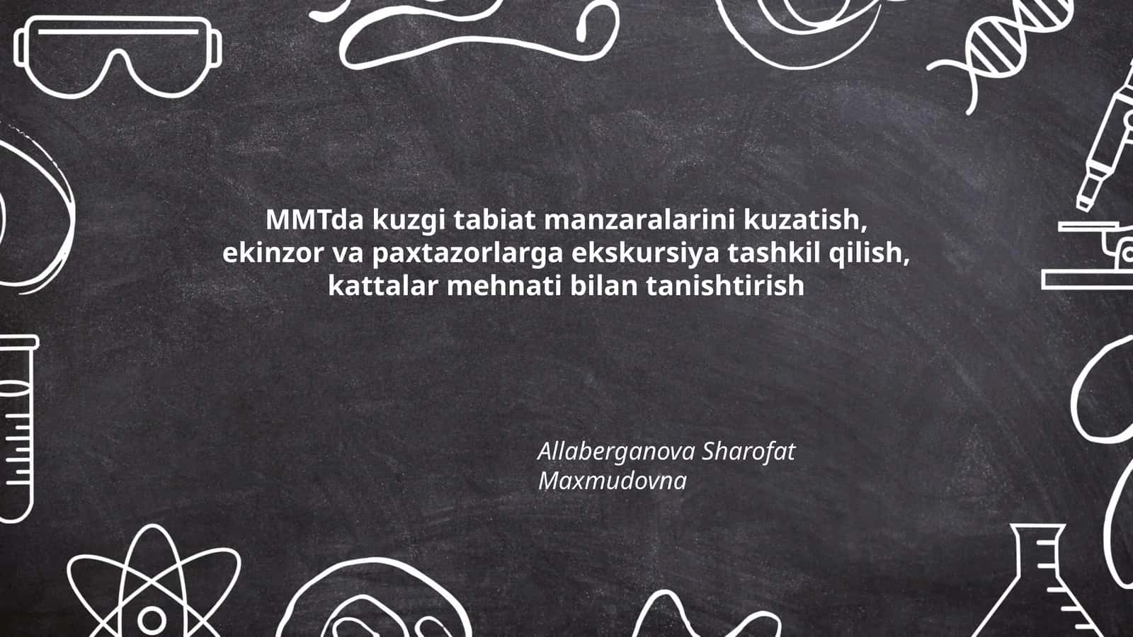 MMTda kuzgi tabiat manzaralarini kuzatish 1