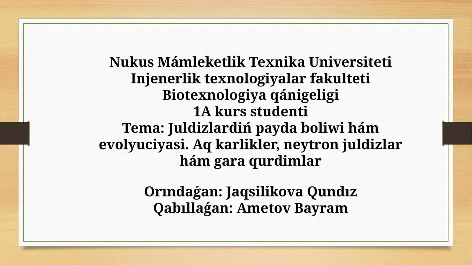 Biotexnologiya qánigeligi 1
