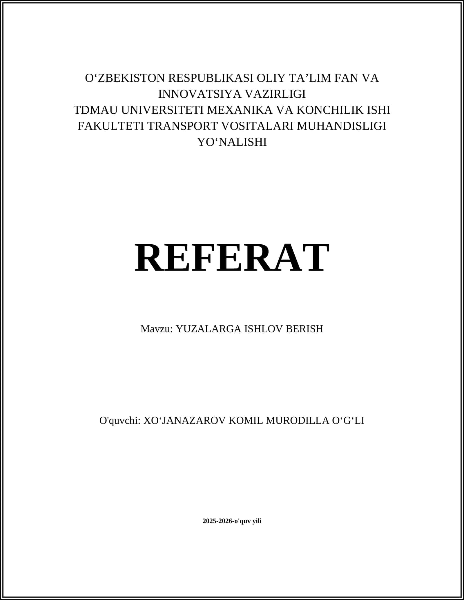 Yuzalarga ishlov berish 1