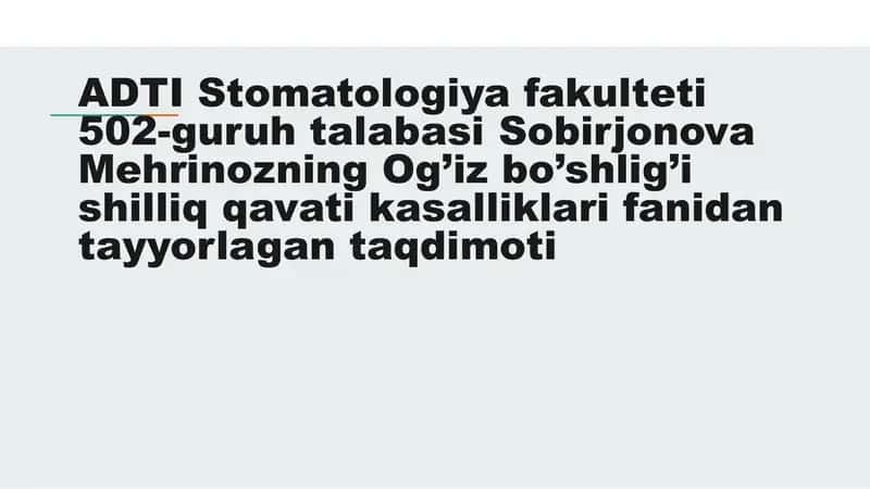 Virus kasalliklarini OBShQda 1