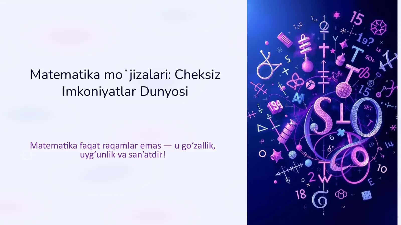 Matematika mo'jizalari 1