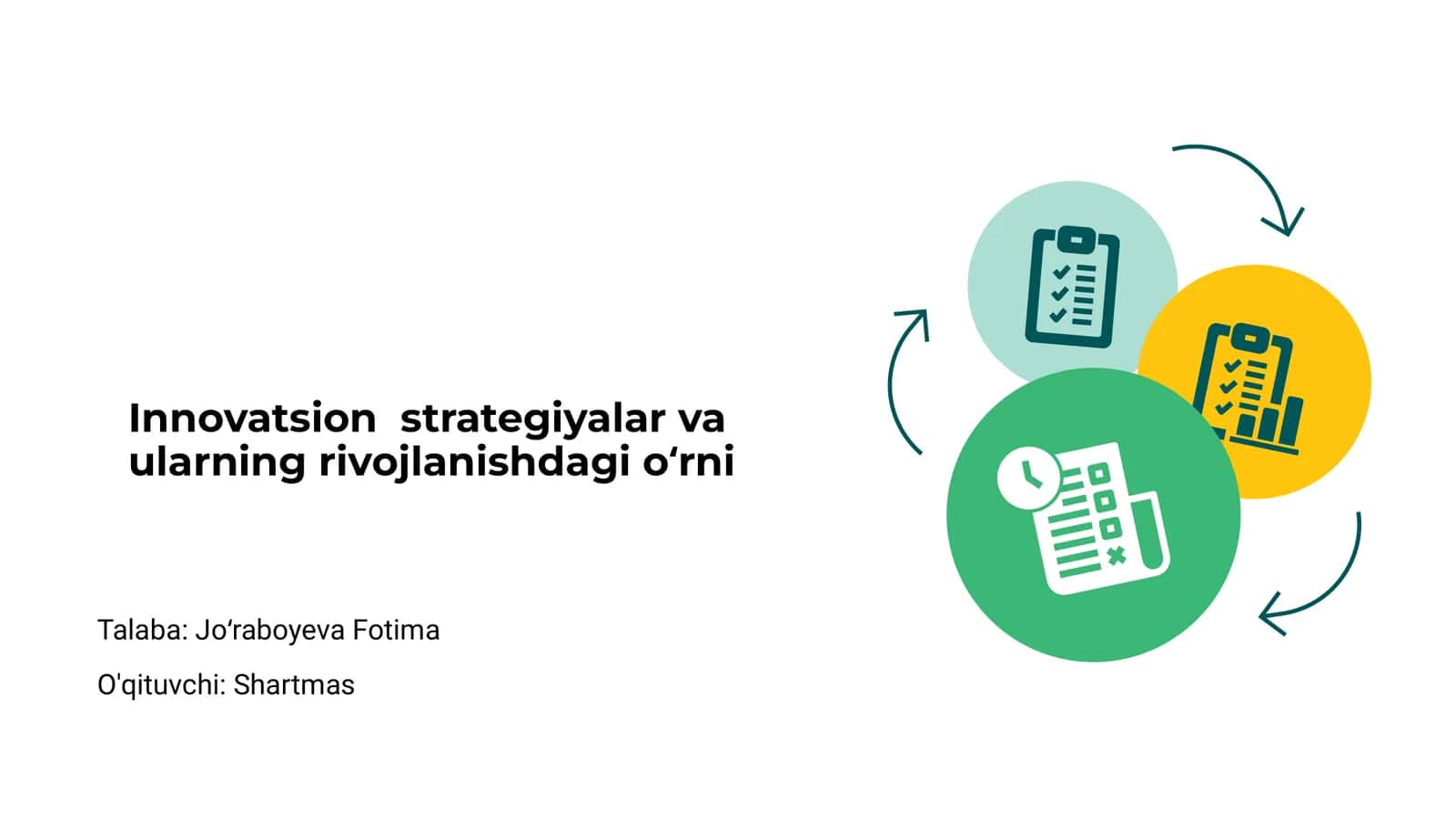 Innovatsion strategiyalar va ularning rivojlanishdagi oʻrni 1