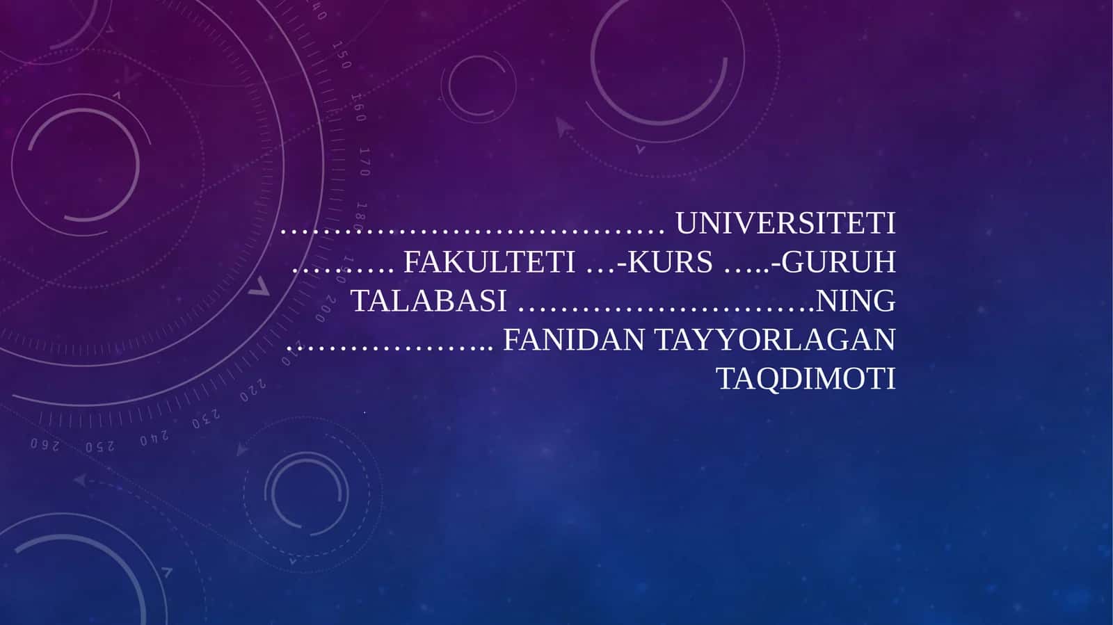 Kuyish taqdimot 1