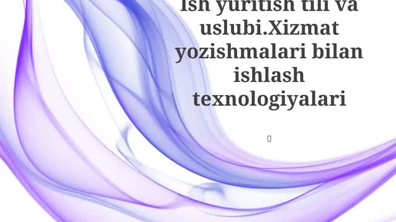 Biznes Kommunikatsiya Asoslari 1