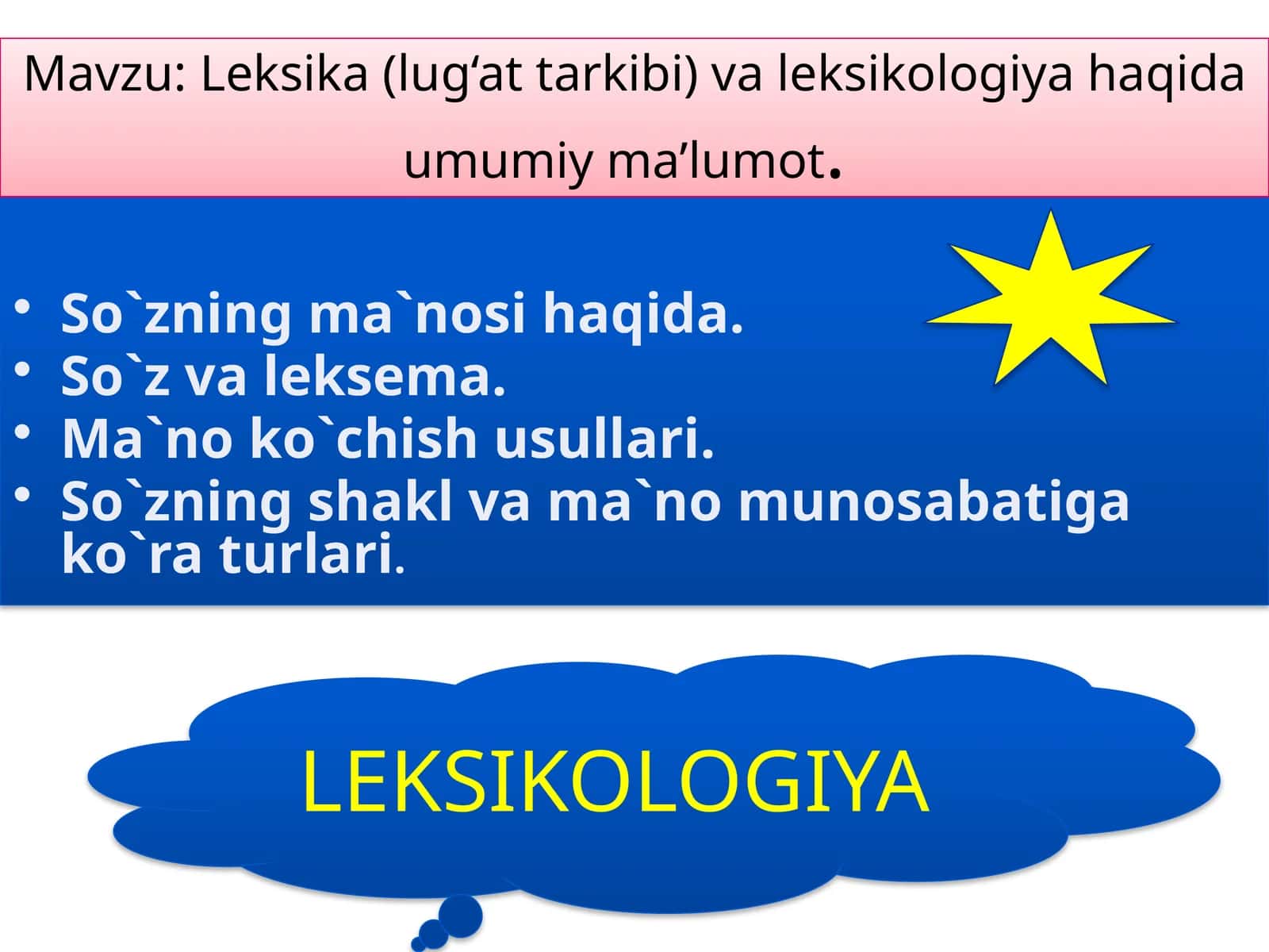 Leksikologiya 1