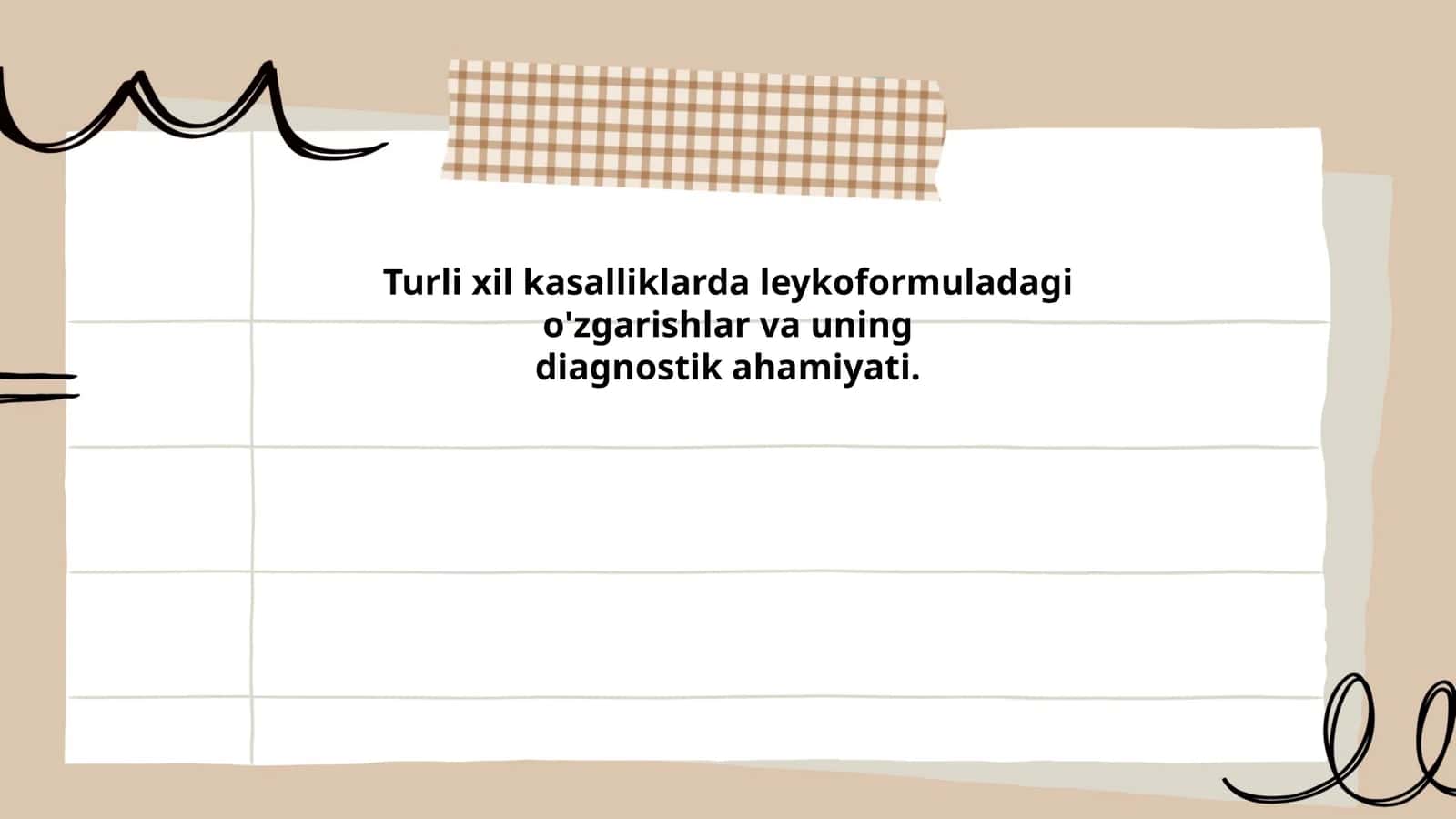 Leykoformuladagi o'zgarishlar va uning diagnostik ahamiyati 1