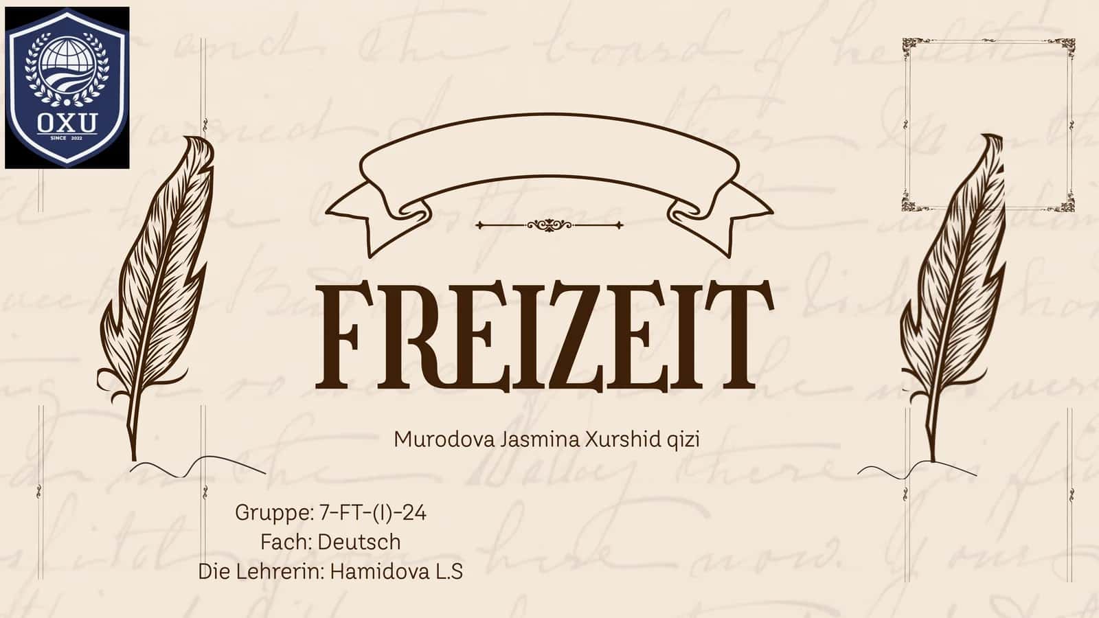 Freizeit 1