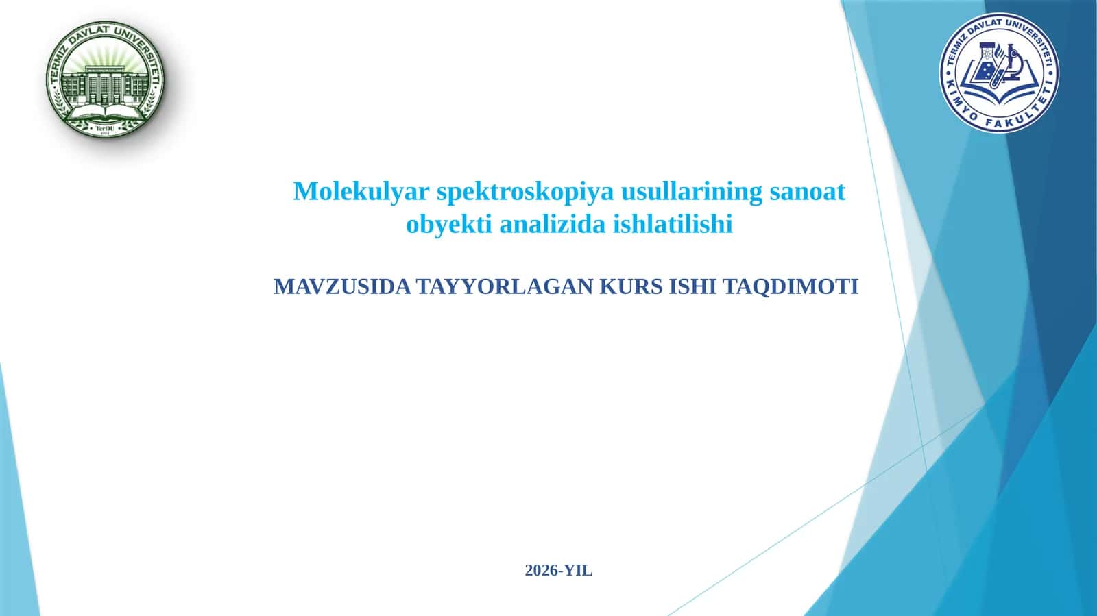 Molekulyarspektroskopiyausullariningsanoatobyektianalizidaishlatilishi 1
