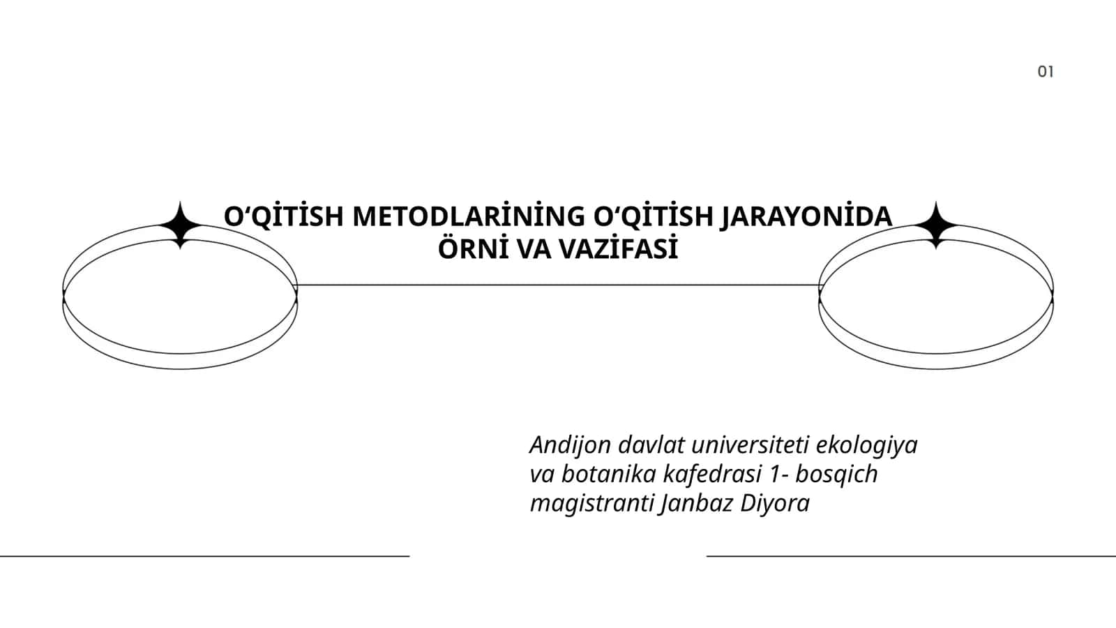 An'anaviy o'qitish metodlari 1