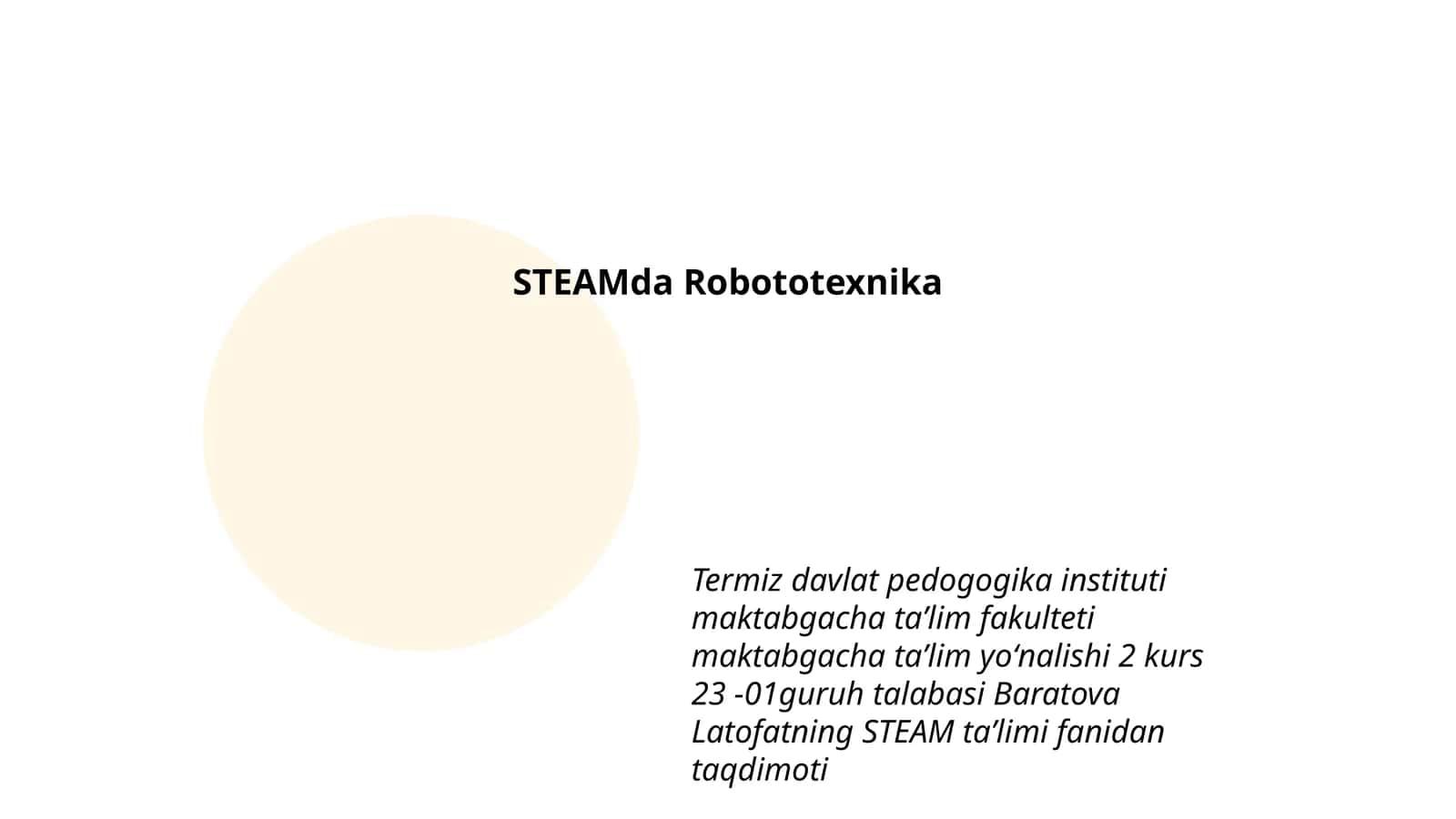 STEAMda Robototexnika 1