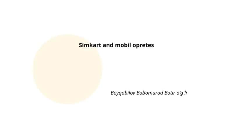 Simkart and mobil opretes 1