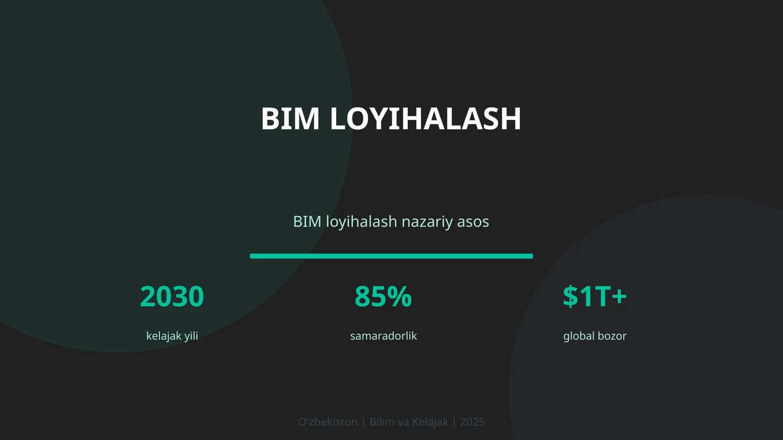 BIM loyihalash 1