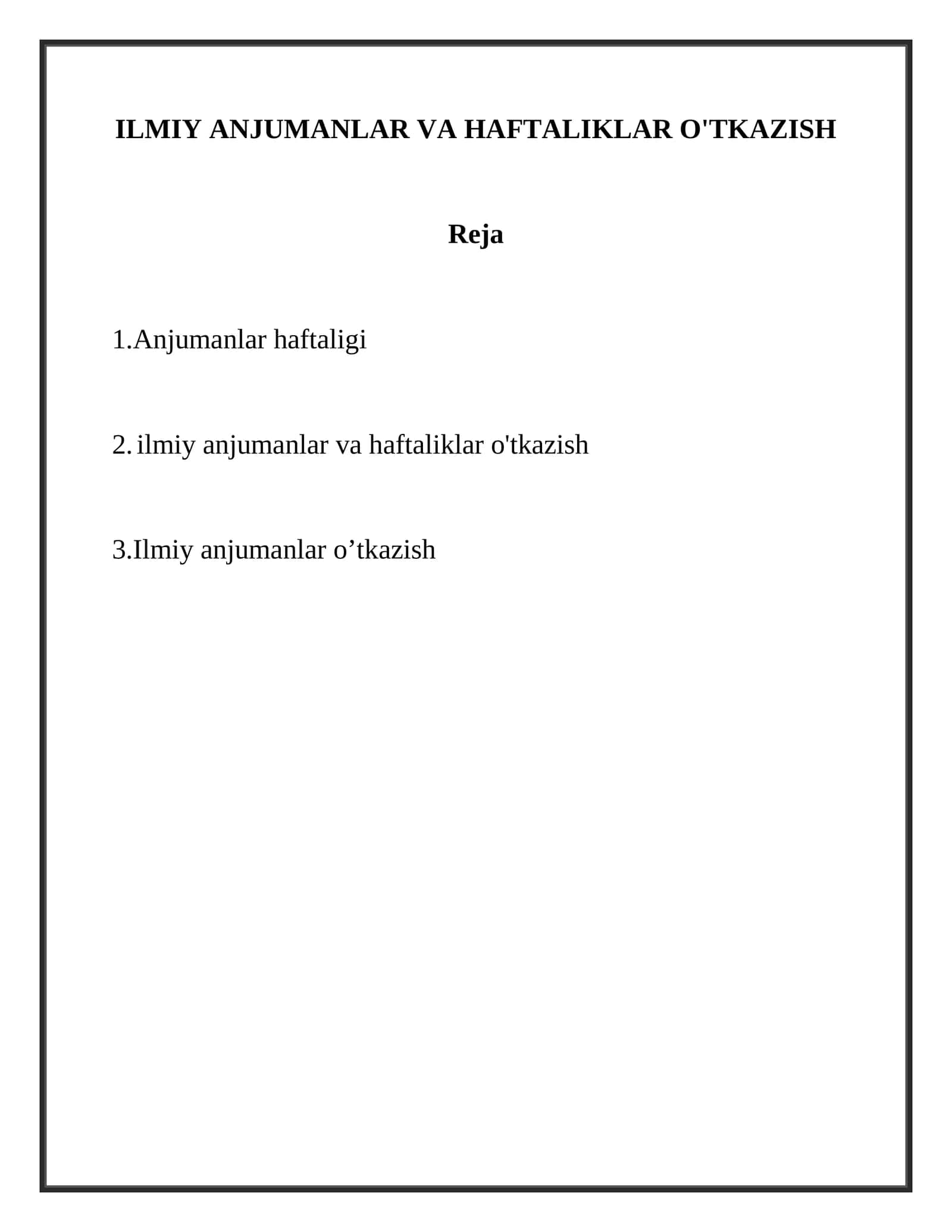 Ilmiy fantastika konventsiyalar 1