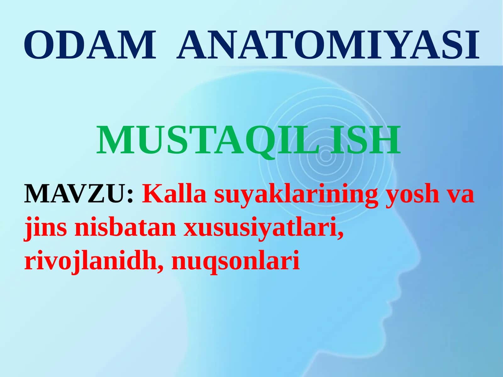 ODAM ANATOMIYASI 1
