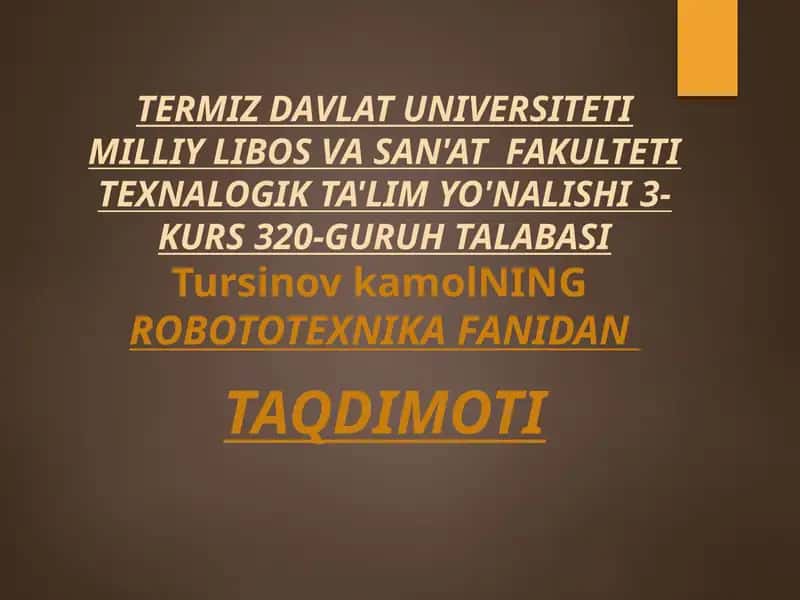 UZATMALAR TURKUMLANISHI 1