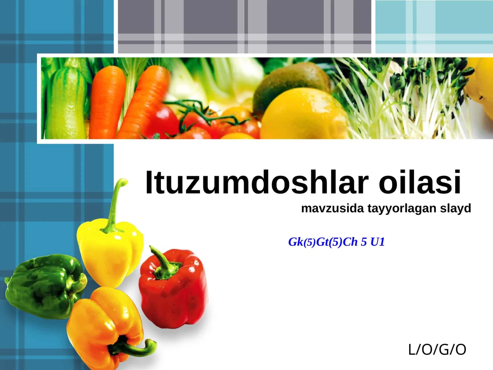Ituzumdoshlar oilasimavzusida tayyorlagan slayd 1