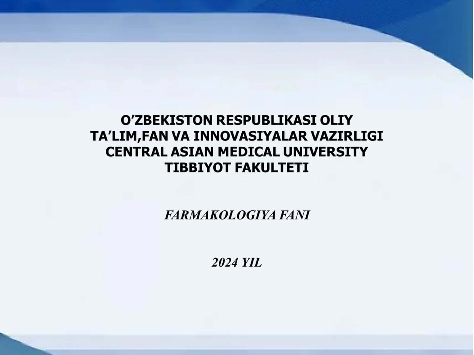 Нафас олиш жараёни 1