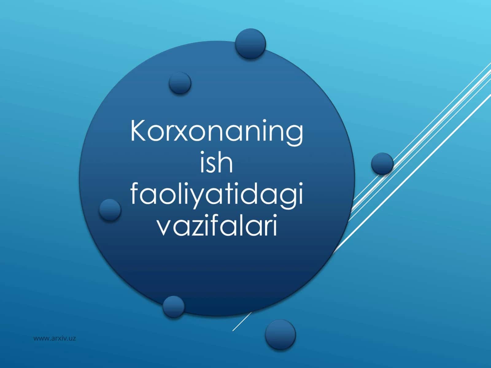 Korxonaning ish faoliyatidagi vazifalari 1