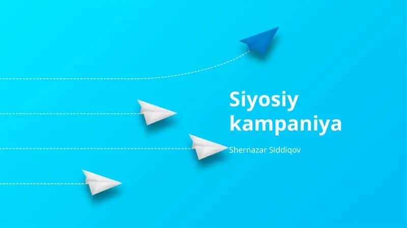 Siyosiy kampaniya 1