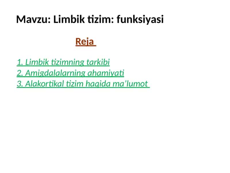 Limbik tizim 1