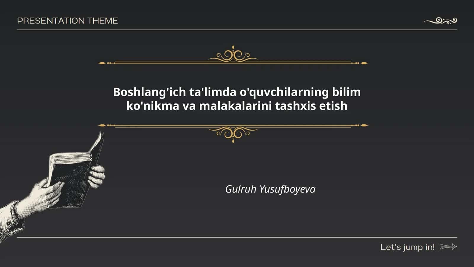 Boshlang'ich ta'limda o'quvchilarning bilim ko'nikma va malakalarini tashxis etish 1