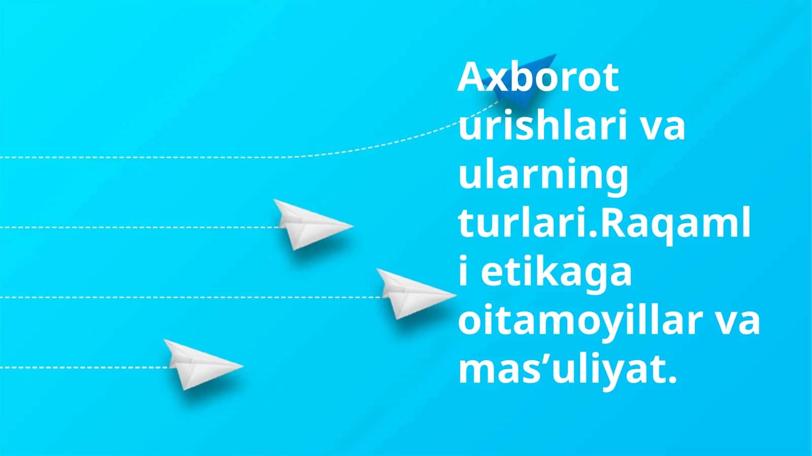 Raqamli axloq tamoyillari 1