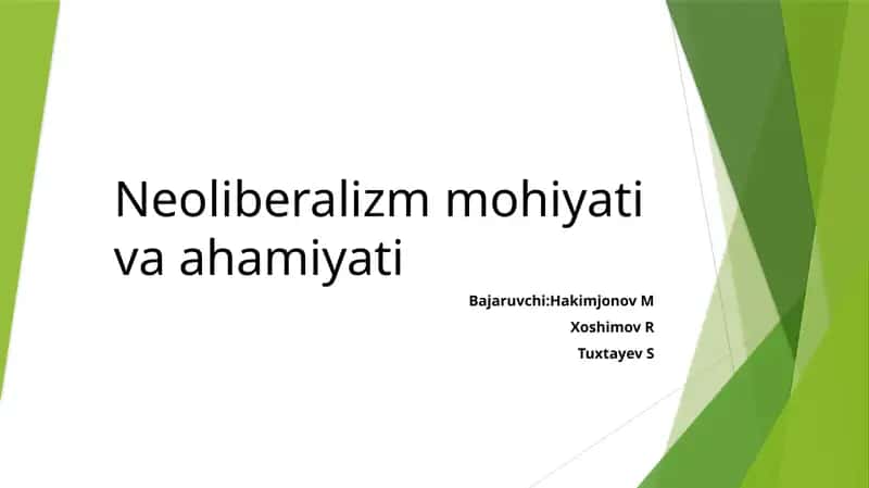 Liberalizm 1