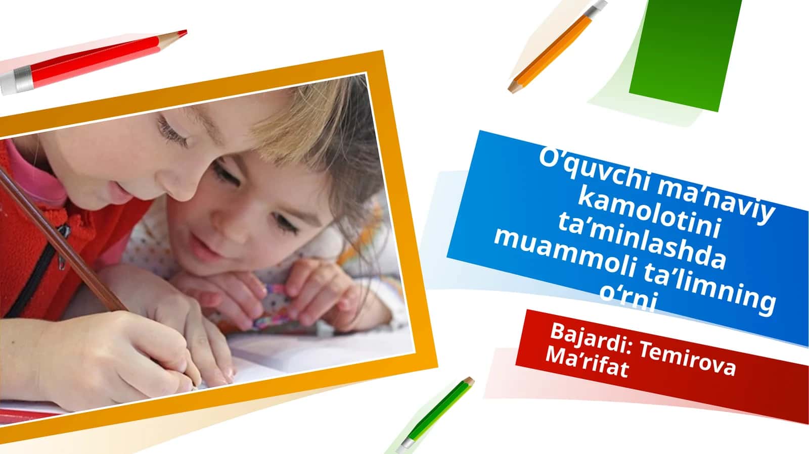 MUAMMOLI TA’LIM TEXNOLOGIYASI 1