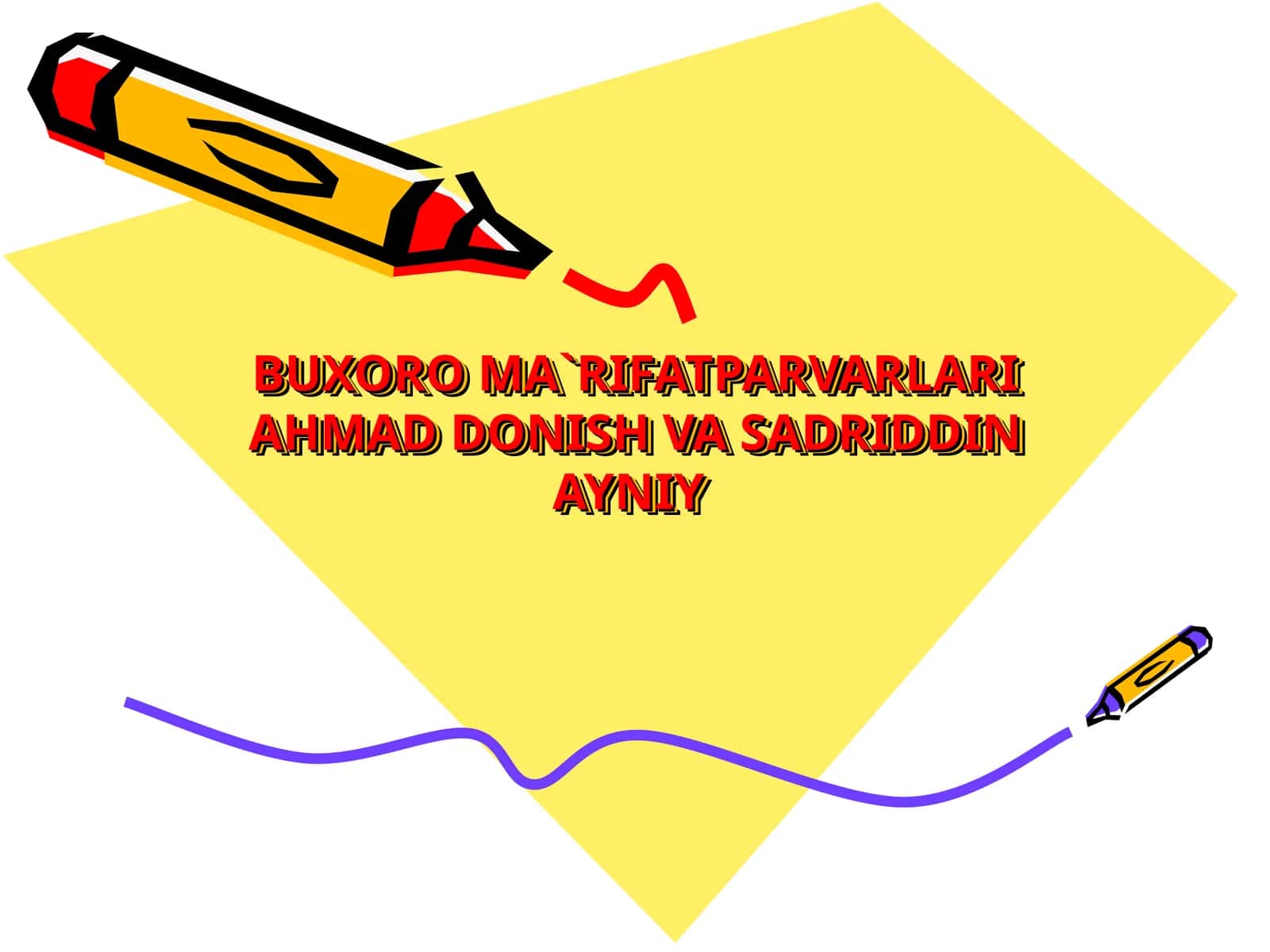 BUXORO MA`RIFATPARVARLARI AHMAD DONISH VA SADRIDDIN AYNIY 1