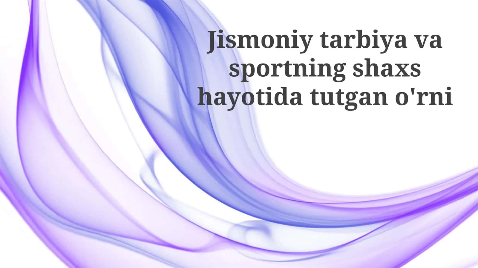 Jismoniytarbiyavasportningshaxshayotidatutgano'rni 1