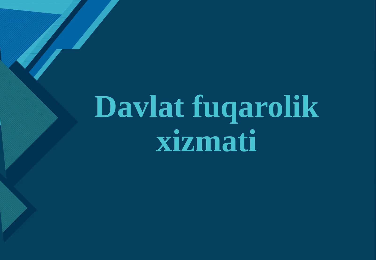 Davlat fuqarolik xizmati 1